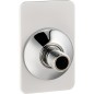 RFix radiateur s-serviette avec 1 raccord M/F 3/4" x 1/2" pour PER a glisser diam. 12 mm/chrome