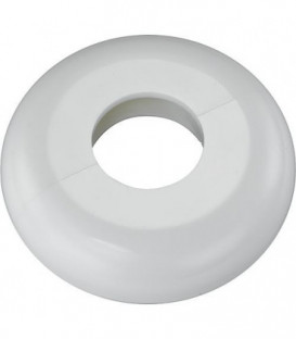 Rosace type Mailand *BG* blanc - similaire RAL 9016 - 19 mm