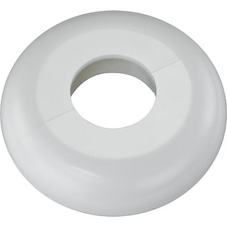 Rosace type Mailand *BG* blanc - similaire RAL 9016 - 19 mm