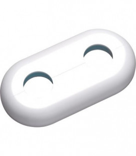 Rosace simple type Mailand blanc signalisation - similaire RAL 9003-21,7 mm