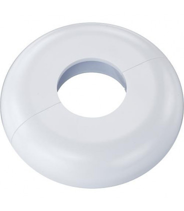 Rosace simple type Mailand blanc signalisation - similaire RAL 9003 - 15 mm