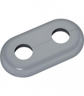 Rosace simple type Mailand gris fenêtre - similaire RAL 7040-21,7 mm