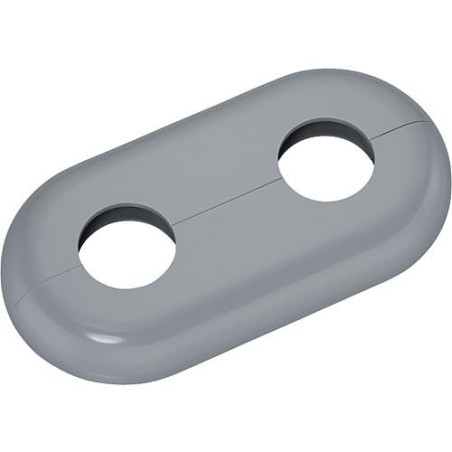 Rosace simple type Mailand gris fenêtre - similaire RAL 7040-21,7 mm