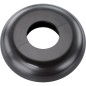 Rosace simple type Mailand gris-noir - similaire RAL 7021 - 19 mm *BG*