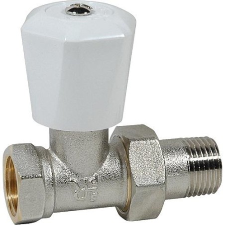 Soupape thermostatique laiton forme passage femelle, 1/2"