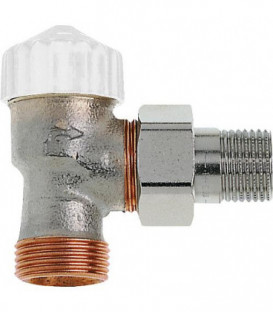 Soupape de thermostat V-Exact II, angle filetage mâle G 3/4, DN 15