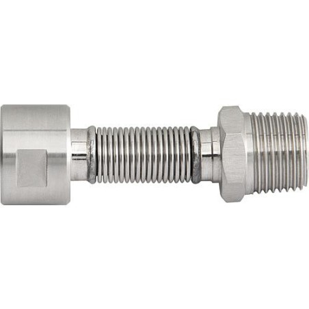 Flexibles canneles inox extensible DN15 (1/2") male x femelle