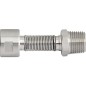 Flexibles canneles inox extensible DN15 (1/2") male x femelle