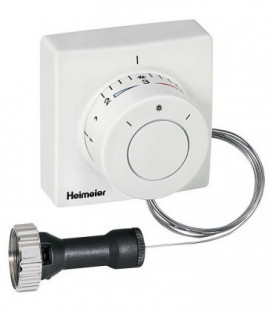 Heimeier tete thermostatique f avec regulateur a distance 2 m blanc