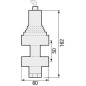 Securite d ecoulement thermique 1/2" avec sonde de securite 2 paliers