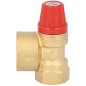 Soupape de securite a membrane chauffage DN15 - Entree 1/2" sortie 3/4" - 3,0 bar