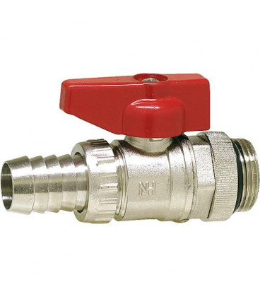 Robinet a bois sphe KFE 3/4'' nickele avec joint torique et contre-ecrou