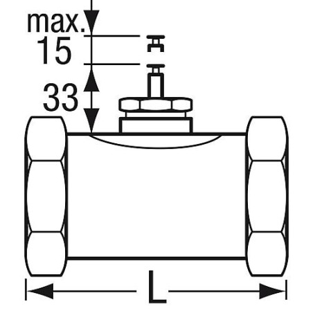 Mélangeur 2 voies MK DN 20/PN 16 femelle KVS 6