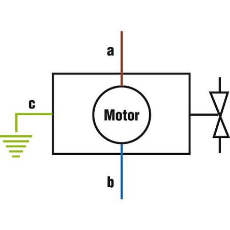 Soupape de zone 3 voies 1" male.male complet avec moteur 230V