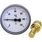 Thermomètre bimétal à cadran DN 15 (1/2"), -20/60°C BiTh 63 K