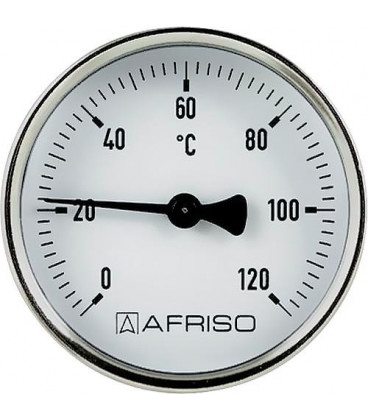 Thermometre d'applique aimanté 80 mm, 0 - 60°C