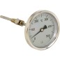 Thermometre gaz de fumee RT 80/150 Longueur de sonde 150 mm diam corps 80 mm - tole acier zingué