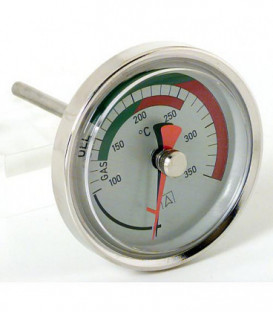 Thermometre de T°C de gaz de fumee RTC 100 Longueur de sonde 100 mm
