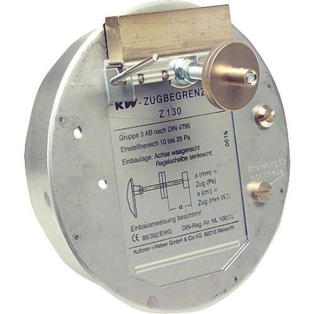 Coupe-tirage KW Regulateur universel Z Ø 130mm convient pour commande de moteur
