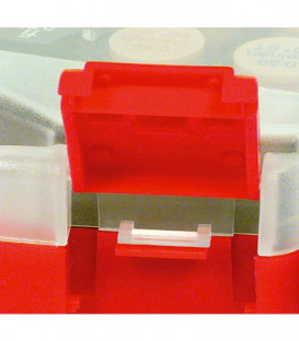 Mallette vide en plastique pour 40 gicleurs - couvercle transparent livrée sans gicleurs