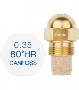 Gicleur Danfoss 0,85/80°HR laiton tête ronde