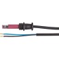 Detecteur de flamme LetG QRB 1 B avec bouchon, cable 700 mm de long