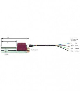 Réchauffeur de fioul FPHB 5 030 N 5004 Dansfoss - G 1/8" femelle remplace 030N1202