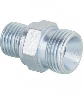 Mamelon double 1/4"(cyl.) x R 3/8"