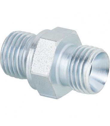 Nipple special 1/4" cyl. x 1/4" cone interieur pour flexible fuel Oertli, Mainflamme, Cuenod