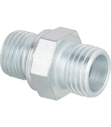 Nipple special EN 1/4" cyl. x 8LR pour flexible fuel Brötje Cuenod Oechsle