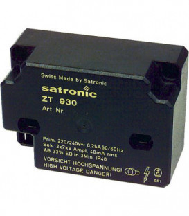 Transformateur Satronic ZT 930 raccord secondaire 1 mm nouveau modele pour ZT 900
