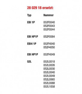 Transformateur allumage Danfoss EBI4 1P S 052F4046