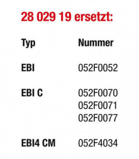 Transformateur allumage Danfoss EBI4 CM S 052F4047