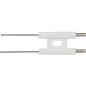 Electrode d allumage double Universel 6,3 mm, fil droit 40 mm convient pour dispositif melangeur MEKU