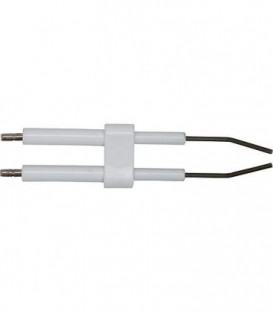 Electrode d allumage double 4 x 70 mm convient pour HBV 18/20/22, vis incluses M4x18, 1001650 remplace 4176 *BG*