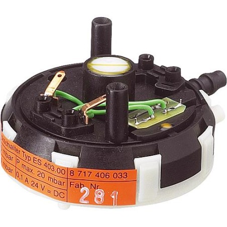 Interrupteur de pression differentiel pour ZSR 8-11/3AE Ju.Nr.: 8 717 406 049