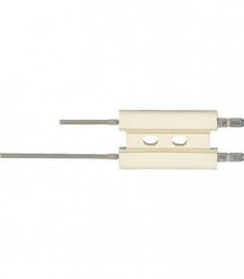 Electrode d allumage double Körting VT 1-G raccord 4 mm