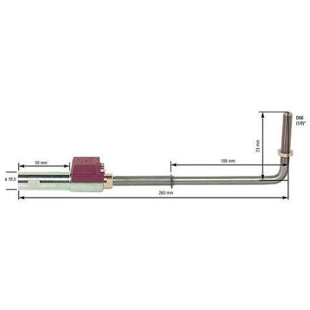 Rechauffeur de fioul pour Olymp Type 2DV/3 DV/ 5 DV (Standard)