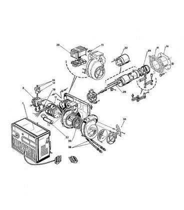 Déflecteur Riello 3006040