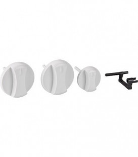 Bouton, gris, kit de 3 pcs Vaillant 11-4288