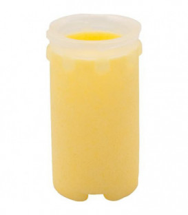 Cartouche filtrante en plastique Sinter - jaune - ronde 50µm