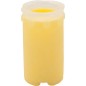 Cartouche filtrante en plastique Sinter - jaune - ronde 50µm