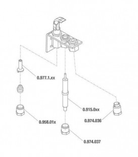 Gicleur diam. 0,21 mm pour serie 150/158 Ref. 0.977.046