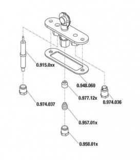 Gicleur diam. 0,21 mm pour serie 150/158 Ref. 0.977.046