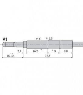 Thermocouple, 1200 mm tete A1/filet M 9 Ref. 0.290.021