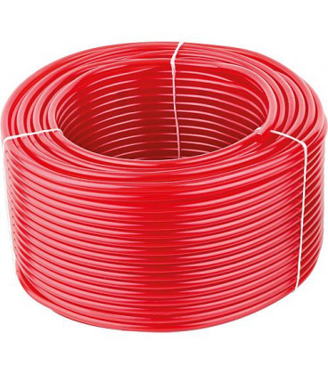 Tuyau rouge PVC (anneau a 100 m) utilisation comme conduite de mesure Detecteur de fuite - vacuum