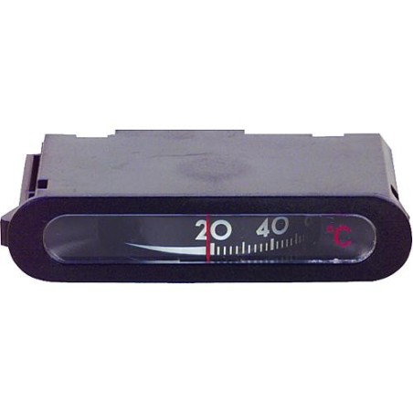 Thermometre a distance type C/W tube capillaire 1,5m - sonde 6,5mm échelle horizontale