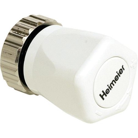 Calotte de regulation manuelle pour tout les soupapes infe. Thermostat. Heimeier avec ecrou molete (blanc)