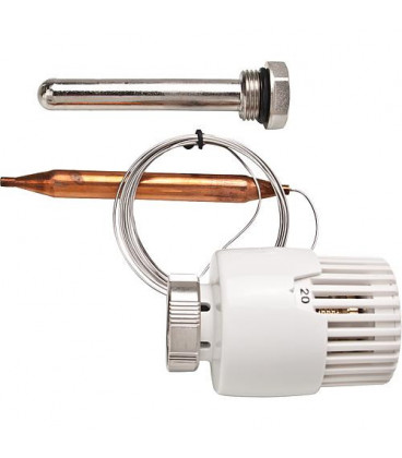 Tête thermostatique avec sonde à distance pour art. 90 605 29 + 90 825 97