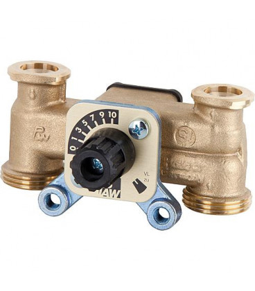 melangeur 3 voies DN20, 3/4"/1" entraxe 90mm - pivot court